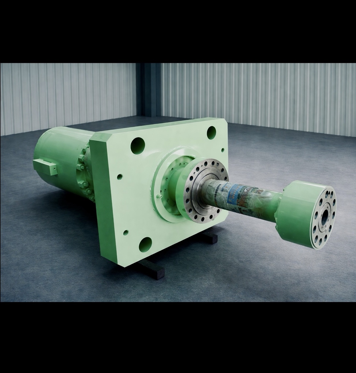 厚薄控制整合式射出油壓缸 (日本OEM專案)(應用於中空成型機用油壓缸)圖片-2