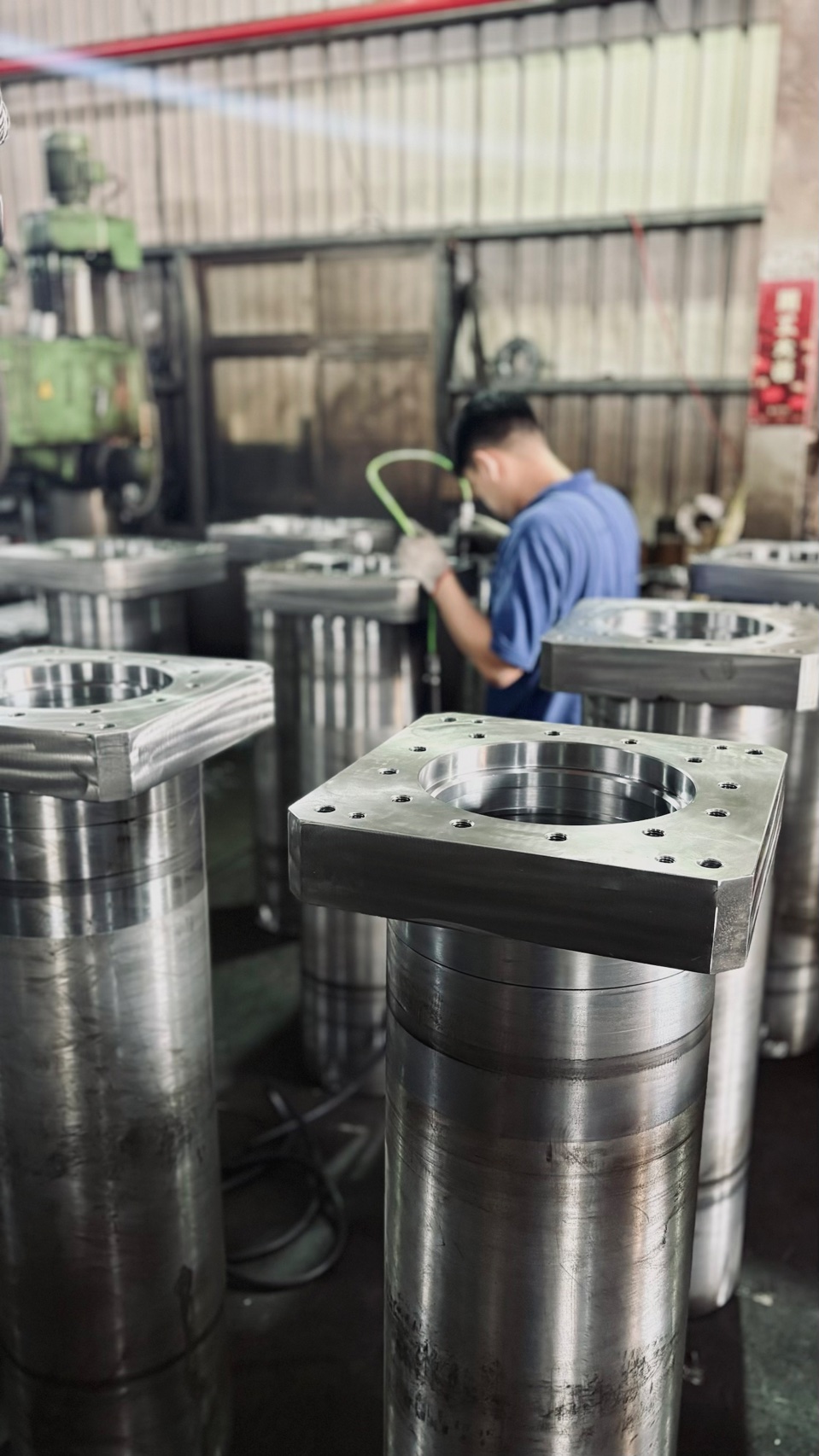 單動式油壓缸 (應用於真空壓合機)圖片-4